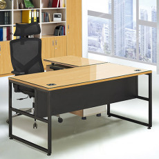 테라 망펄비치 팀장용책상 (투명유리/가림판포함)