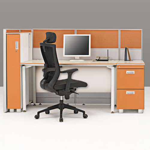 카멜레온 컬러 일자책상(가림판유)