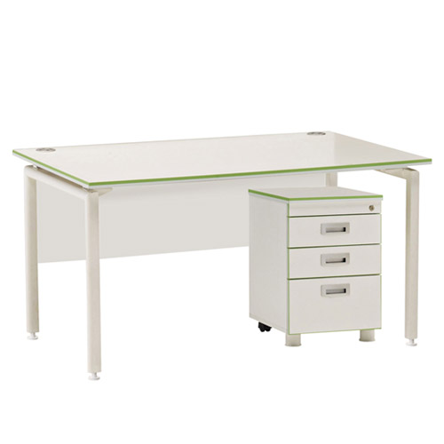 카멜레온 컬러 일자책상(가림판유)