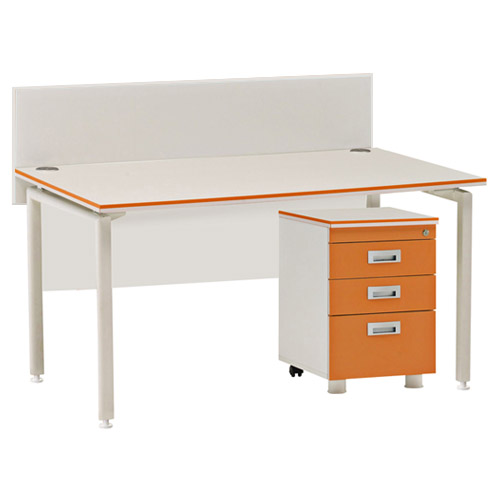 카멜레온 컬러 일자책상(가림판유)