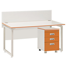 카멜레온 컬러 ㅁ자책상(가림판유)