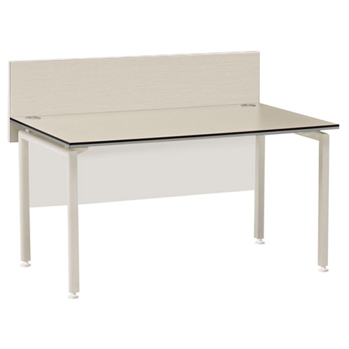 카멜레온 화이트에쉬 일자책상(가림판유)