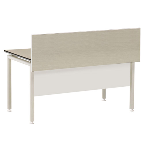 카멜레온 화이트에쉬 일자책상(가림판유)