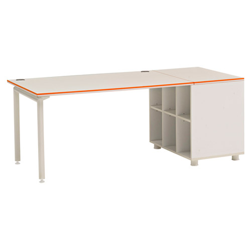 카멜레온 컬러 사이드책상(일체형)