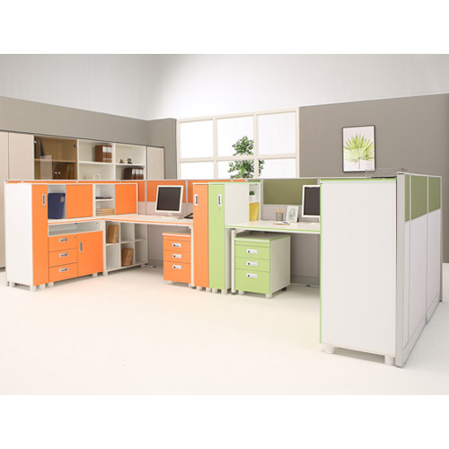 카멜레온 컬러 사이드책상(일체형)