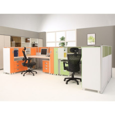 카멜레온 컬러 사이드책상(일체형)