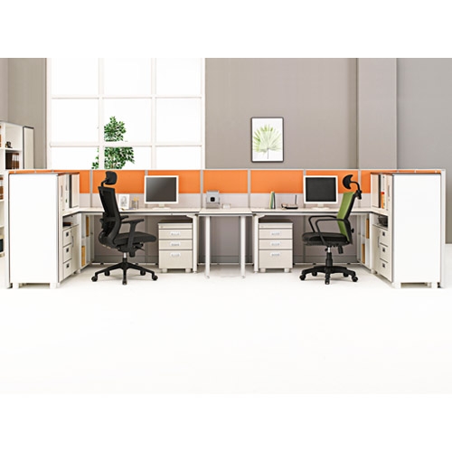 카멜레온 화이트에쉬 사이드책상(일체형)