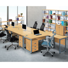 아이에프 망펄비치책상(기본형)~가림판포함