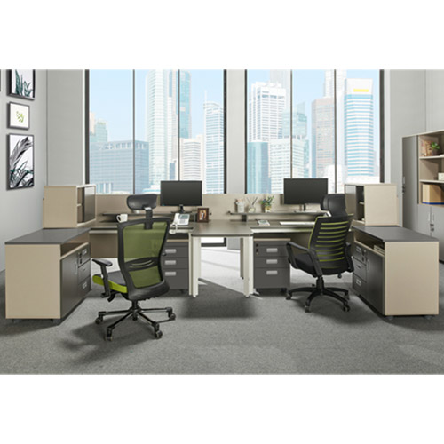 카멜레온2 일자 책상(A타입/ㅁ자다리)