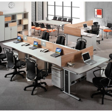 유퍼스 고급일자형책상