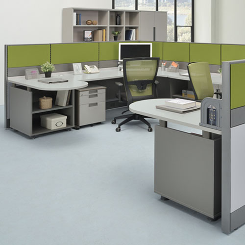 DR 사무용 L형 책상(국산)