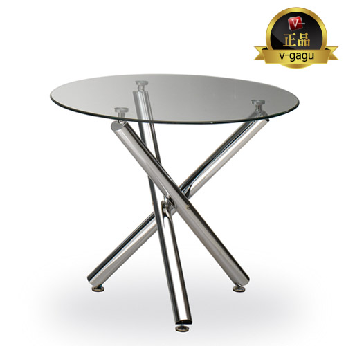 강화유리원형테이블