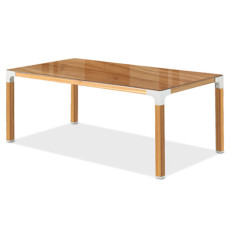 뉴토스카 로즈오크 회의용테이블(투명유리포함)