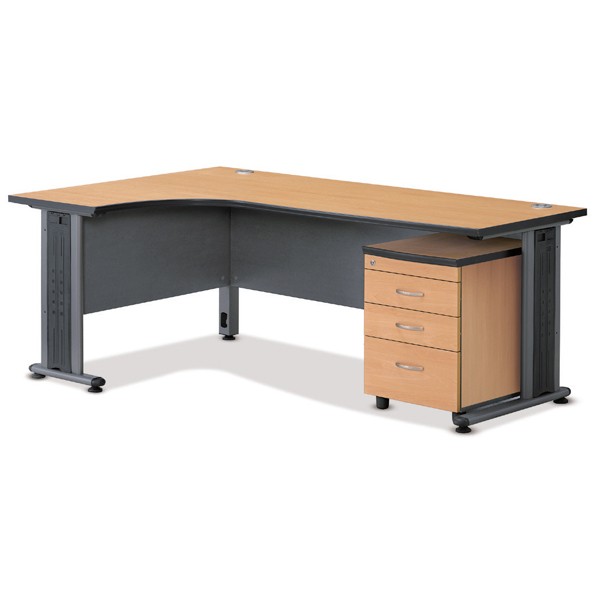 뉴퍼즐 L/R형사무용책상(수입)