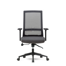 클립 요추 메쉬 사무용 의자 A타입(중/고정팔걸이)국산