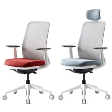 이콘 메쉬의자(요추무/화이트프레임)/국산