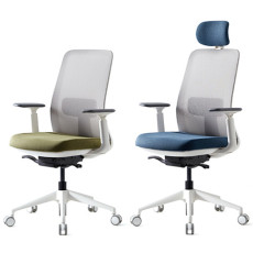 이콘 메쉬의자(요추유/화이트프레임)/국산