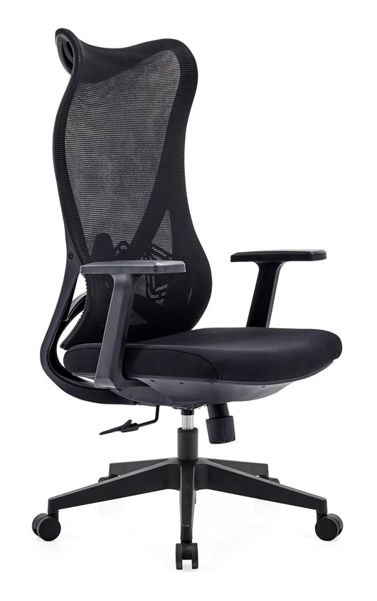 커브 블랙 매쉬의자(대)