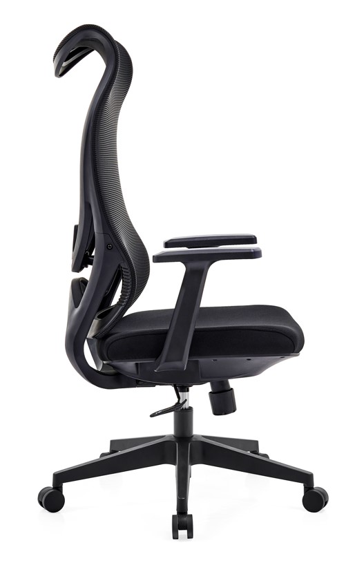 커브 블랙 매쉬의자(대)