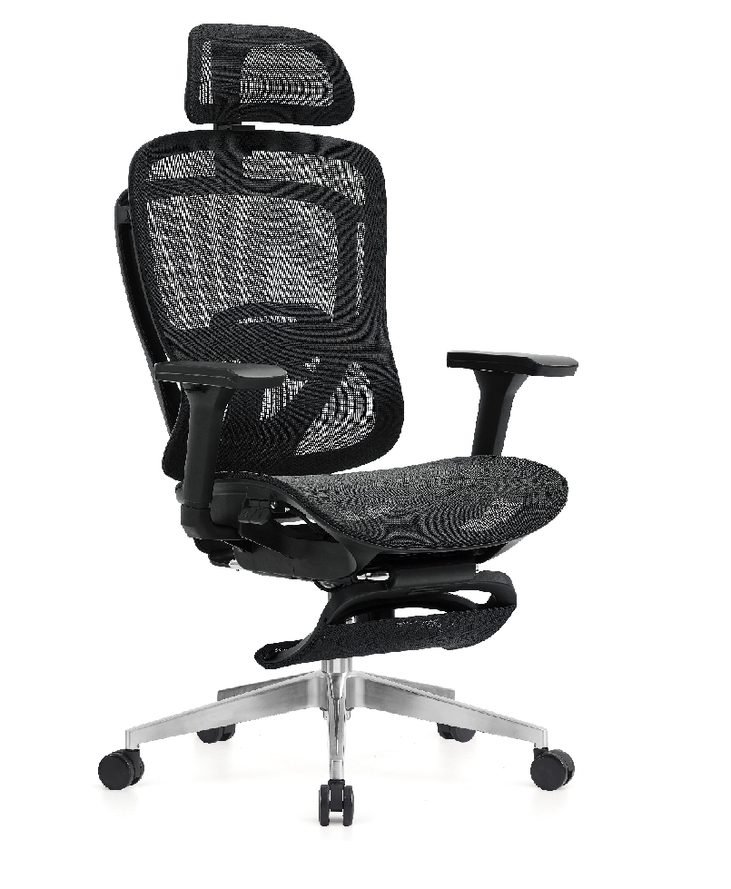 모나코 블랙 올메쉬의자(대)