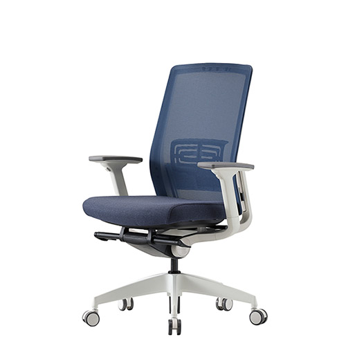 아이언 메쉬 사무용의자(흰사출)