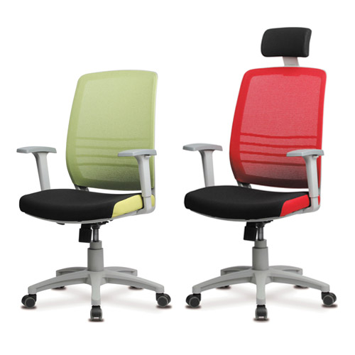 코비 메쉬 사무용의자(회색사출)/국산