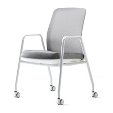 이콘 메쉬 회의용의자(화이트프레임)/국산