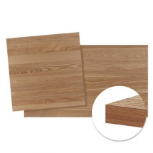 내추럴 무늬목 사각상판(36T)