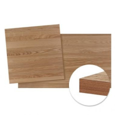 내추럴 무늬목 사각상판(36T)