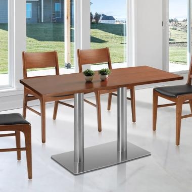 월넛 무늬목 사각상판(25T)