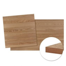 내추럴 무늬목 사각상판(25T)