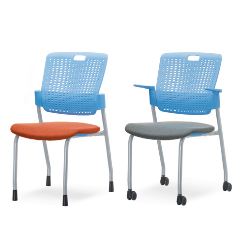 EZ-500S 코나 스테킹의자(좌판패드)/국산