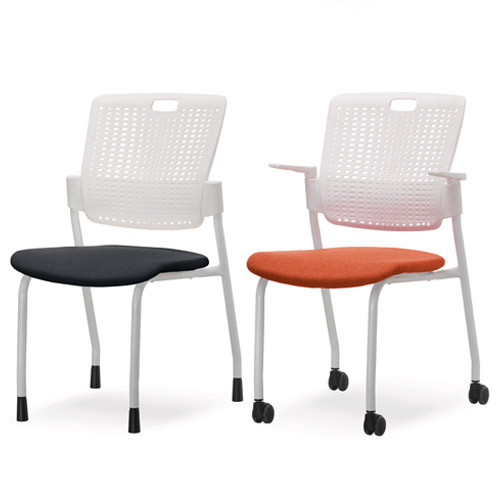 EZ-500W 코나 스테킹의자(좌판패드)/국산