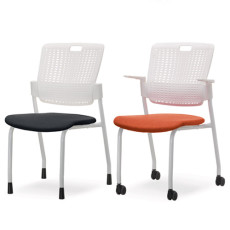 EZ-500W 코나 스테킹의자(좌판패드)/국산