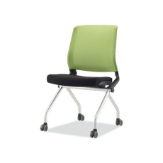 Ki-DM400 메쉬 접이식의자(팔무/로라/블랙사출)