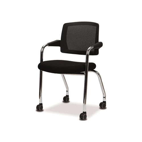 Ki-EN500 앵초A형 메쉬 회의용의자(블랙등판)/국산