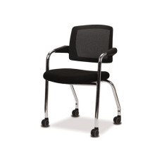 Ki-EN500 앵초A형 메쉬 회의용의자(블랙등판)/국산