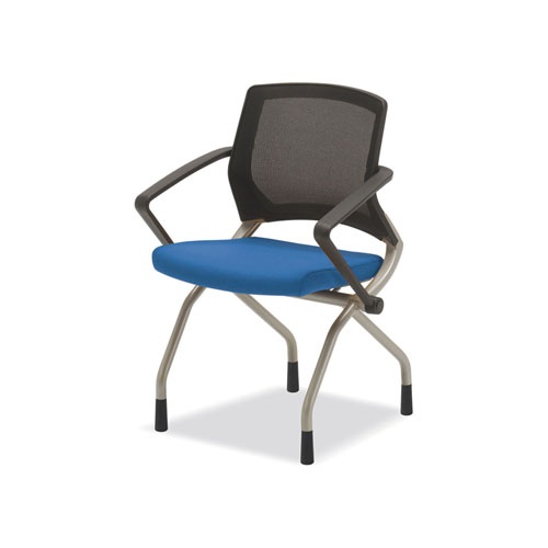 Ki-PM126 프리모 메쉬 접이식의자(팔유/고정/블랙사출)/국산