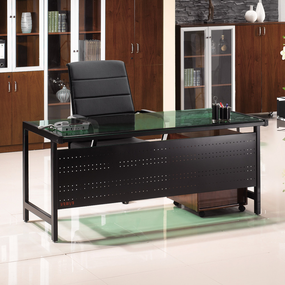 IN - 028 유리책상 ( 강화유리 + 10T )