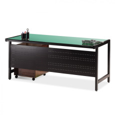 IN - 028 유리책상 ( 강화유리 + 10T )