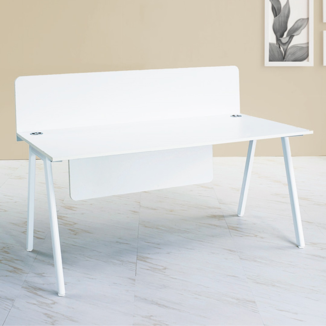 IN-1039 사다리형다리 일자형책상[23T 상판]