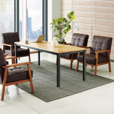 IN-8033 지니의자 롤가죽 목재의자