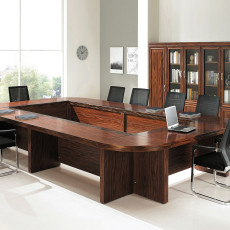IN-3100 연결형 회의테이블[브론즈 유리포함]