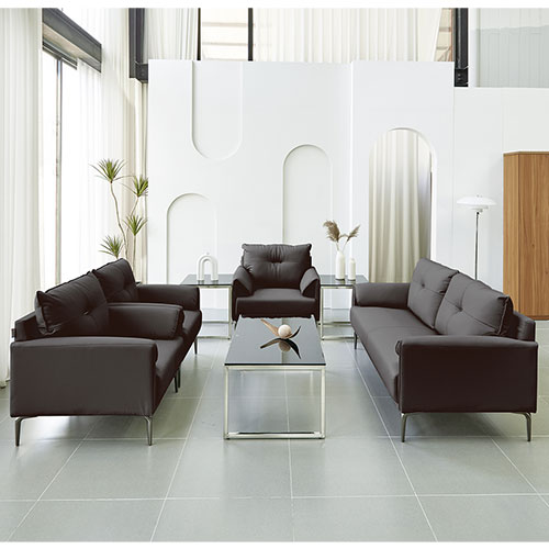 PT-CV003 커브 블랙 사무용소파