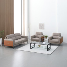 베이지 포인트 소파