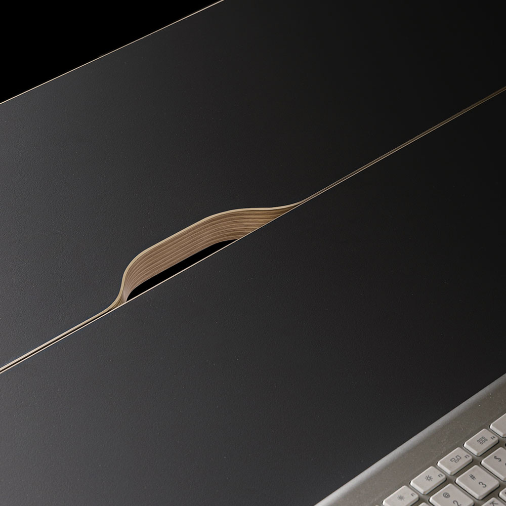 아르카 일반형 책상 (그라파이트)