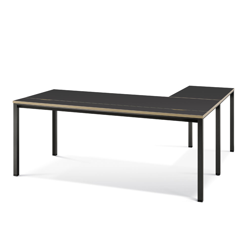 아르카 사이드형 책상 세트 (그라파이트)