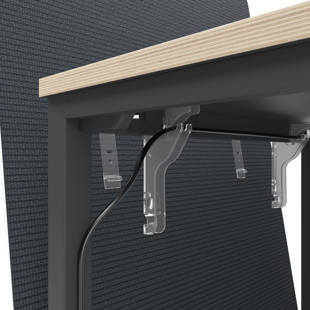 패브릭 풀스크린 (챠콜블루)