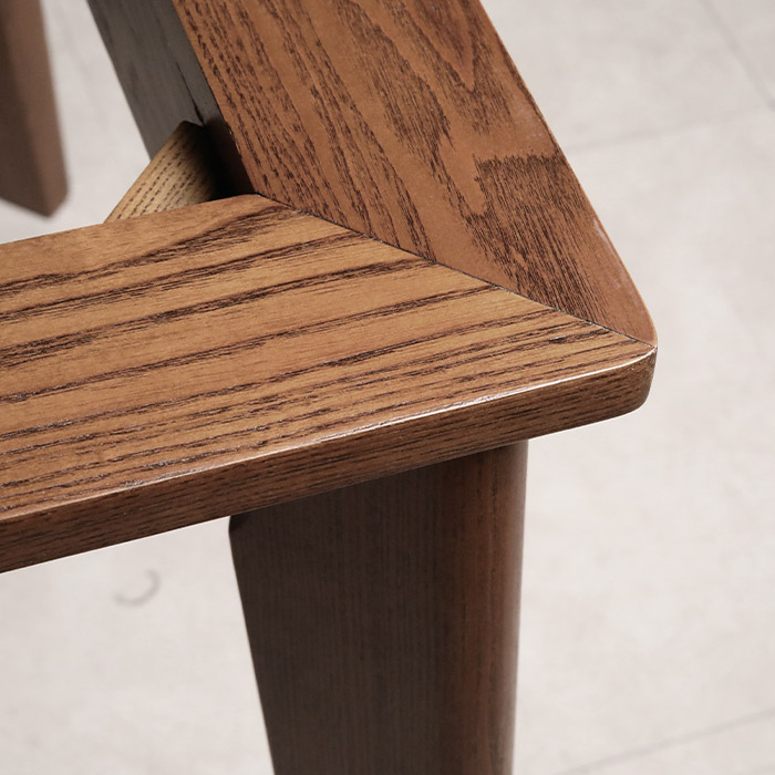 디에즈 세라믹 원목 테이블 (마블화이트)