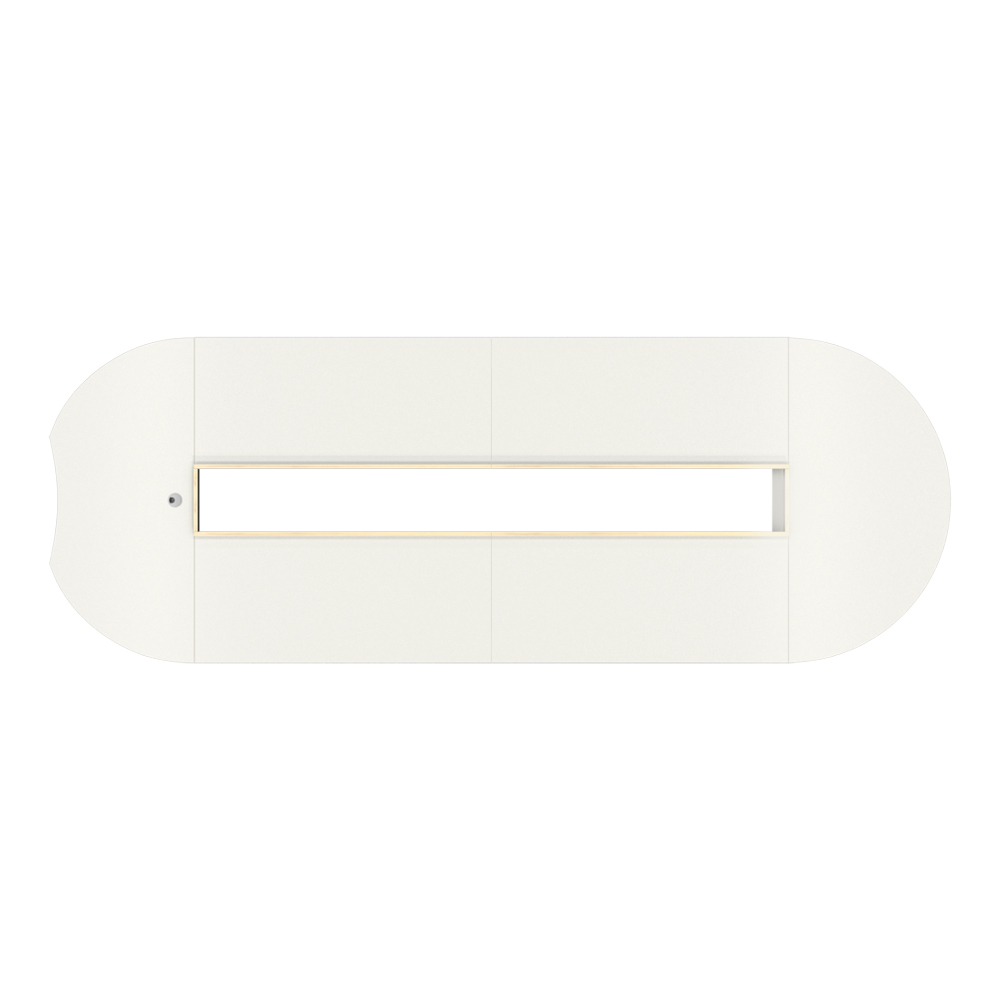 클레버 연결회탁 (크림화이트/ㅁ자형/B타입)